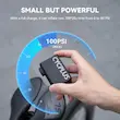 مینی پمپ باد شارژی  دوچرخه، 100PSI، باد شدن سریع، سوپاپ پرستا و شریدر، برای دوچرخه برقی، دوچرخه کوهستان و دوچرخه جاده، بدون فشارسنج