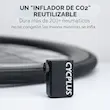 مینی پمپ باد شارژی  دوچرخه، 100PSI، باد شدن سریع، سوپاپ پرستا و شریدر، برای دوچرخه برقی، دوچرخه کوهستان و دوچرخه جاده، بدون فشارسنج