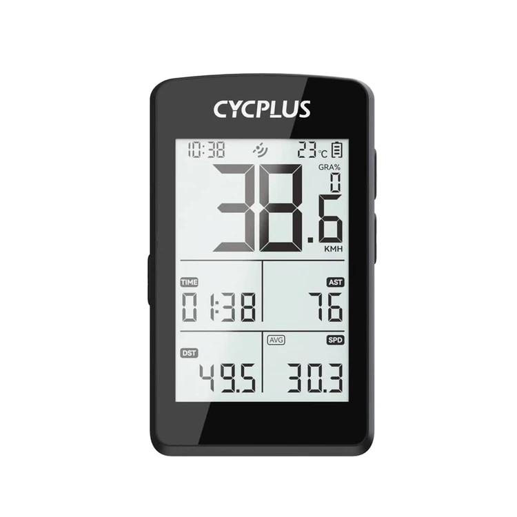 کامپیوتر دوچرخه GPS CYCPLUS، بلوتوث و ANT+، IPX7، باتری 100 ساعته  5 ماهواره GPS، صفحه نمایش قابل تنظیم، نور پس زمینه  CYCPLUS Fit و Strava