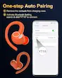 هدفون ورزشی Jesebang مدل YT18 بلوتوث ۵.۴، هدفون روگوشی با میکروفون حذف نویز، نارنجی  میکروفون حذف نویز، ۴۸ ساعته