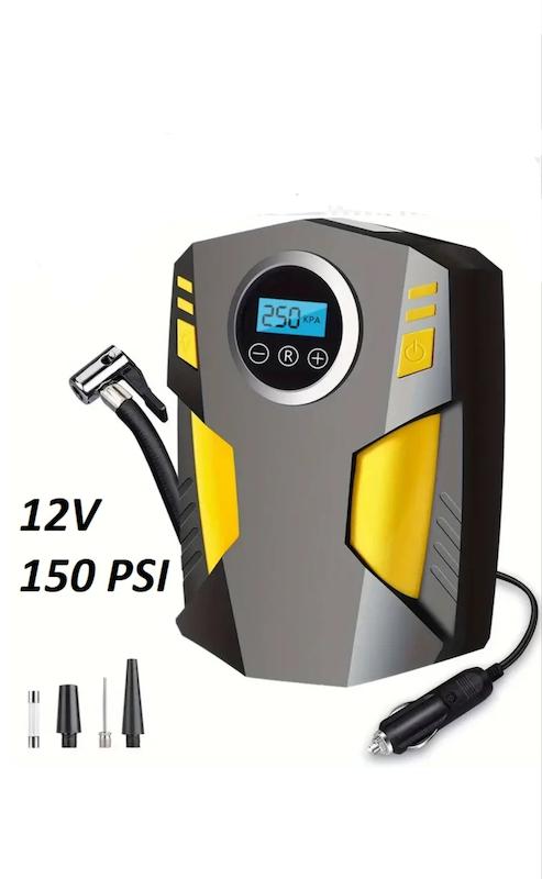 کمپرسور باد تایر خودرو  قابل حمل با چراغ LED  مدل YD-787
