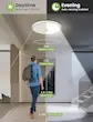 چراغ سقفی LED با حسگر حرکت برند VIIIVA، لامپ سقفی 18 وات 1800LM با سنسور، 3000K/4000K/6500K، برای راهروی زیرزمین و راه‌پله‌های گاراژ