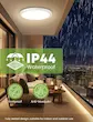 چراغ سقفی LED با حسگر حرکت برند VIIIVA، لامپ سقفی 18 وات 1800LM با سنسور، 3000K/4000K/6500K، برای راهروی زیرزمین و راه‌پله‌های گاراژ