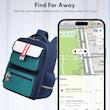 پک ۴ عددی ردیاب GPS برای کودکان، پین ضد سرقت، سازگار با Apple Find My (فقط iOS)، قفل‌گشای مغناطیسی مناسب برای کوله پشتی، چمدان، کودکان و غیره