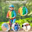 پک ۴ عددی ردیاب GPS برای کودکان، پین ضد سرقت، سازگار با Apple Find My (فقط iOS)، قفل‌گشای مغناطیسی مناسب برای کوله پشتی، چمدان، کودکان و غیره