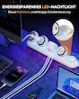 سه راهی مدلE48 با دو پورت typeC و یک USB دارای LED و طول 2متر