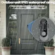 زنگ در تصویری بی‌سیم  برندTOGPI، دوربین وای‌فای ضد باران IP65 با قابلیت تشخیص انسان PIR و دوربین night vision 