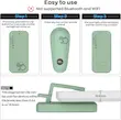  ریموت صفحه گردان GEKVIVE با کنترل از راه دور RF برای کیندل، لوازم جانبی اسکرایب پیپروایت، کلیکر صفحه گردان برای آیپد، تبلت، خواندن رمان، گرفتن، دوربین تلفن، ضبط ویدیو، ریموت، سبز