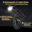 چراغ جلو و عقب LED قدرتمند قابل شارژ USB باتری لیتیومی 2000 میلی‌آمپرساعت، ضد آب، 4 حالت روشنایی، برند Defuehome