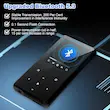 پخش‌کننده MP3  برند Cetoon مدلT5با ظرفیت 64 گیگابایتSD و بلوتوث 5.3 - پخش‌کننده موسیقی با بلندگو، صدای های‌فای، قابلیت کتاب الکترونیکی، رادیو FM - دکمه‌های لمسی، هدفون