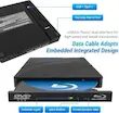 دی‌وی‌دی رایتر چندکاره درایو نوری اکسترنال ۷ کاره USB 3.0/TYPE-C، 