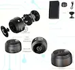 مینی دوربین A9 وای‌فای امنیتی دوربین مداربسته مخفی HD 1080P با دید در شب، تشخیص حرکت و دسترسی از راه دور به برنامه - نظارت بی‌سیم برای خانه، دفتر و نظارت داخلی