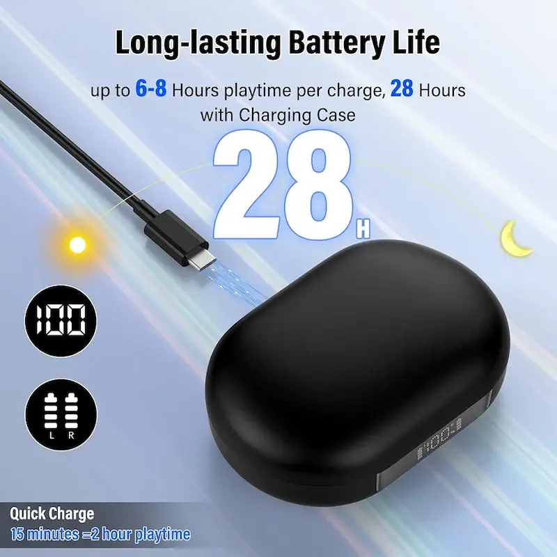 هدفون‌های گوش باز STECEI،  مدل G219 بلوتوث 5.4 با عمر باتری 36 ساعت،