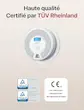 هشدار دود و مونوکسید کربن ترکیبی X-SENSE با نمایشگر LCD مدل SC07
