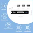  دستگاه خوشبو کننده یخچال  USB با نمایشگر LED،برندTRILINK  خوشبو کننده یخچال قابل شارژ، از بین برنده بوی نامطبوع یخچال 