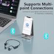 هدست بی‌سیم هدایت استخوانی بلوتوث 32 گیگابایتی MP3 برای شنا، برند Roujune مدل X20pro 