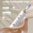 کیت سوهان ناخن اکریلیک و ژله‌ای، ابزار پولیش و شکل‌دهی برای مانیکور و پدیکور، 8x1 با 5مد قدرت4200rpm مدل H003