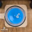 شمع ظرف شیشه ای طرح دریا ژله ای (کد 23)