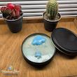 شمع قوطی فلزی طرح ابر و ستاره (کد 40)