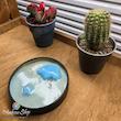 شمع قوطی فلزی طرح ابر و ستاره (کد 40)