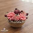 شمع باکس گل وکس ملت (کد 14)