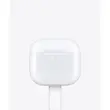 هدفون بلوتوثی اپل مدل AirPods 4 دارای نویز کنسلینگ، درگاه شارژ USB-Type-C و شارژ بی سیم، با قابلیت اتصال به چند دستگاه، پشتیبانی از فرمان لمسی و دستیار صوتی، نشانگر LED، مقاوم در برابر پاشش آب و گرد و غبار