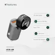 شارژر فندکی خودرو دو پورت Tracker گرین Green Lion Tracker Dual Port Car Charger