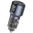 شارژر فندکی 75 وات Green Lion مدل Dual Port Car Charger PD+QC 75W