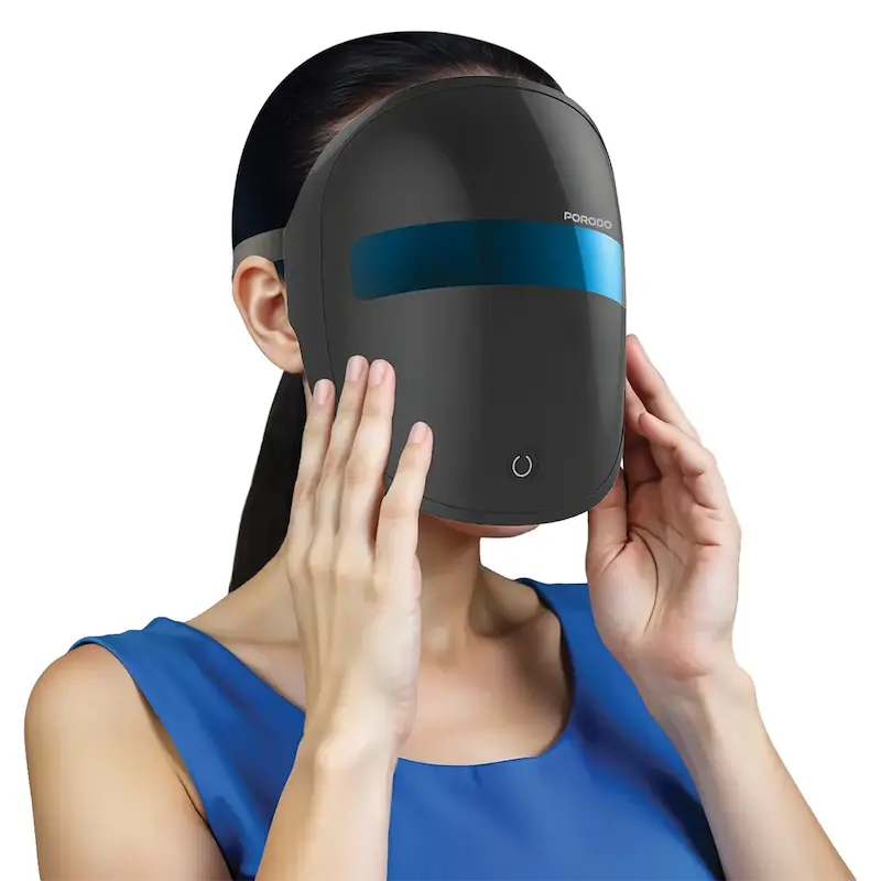 ماسک زیبایی و نوردرمانی صورت پورودو مدل Aura Glow PDLFST206BK