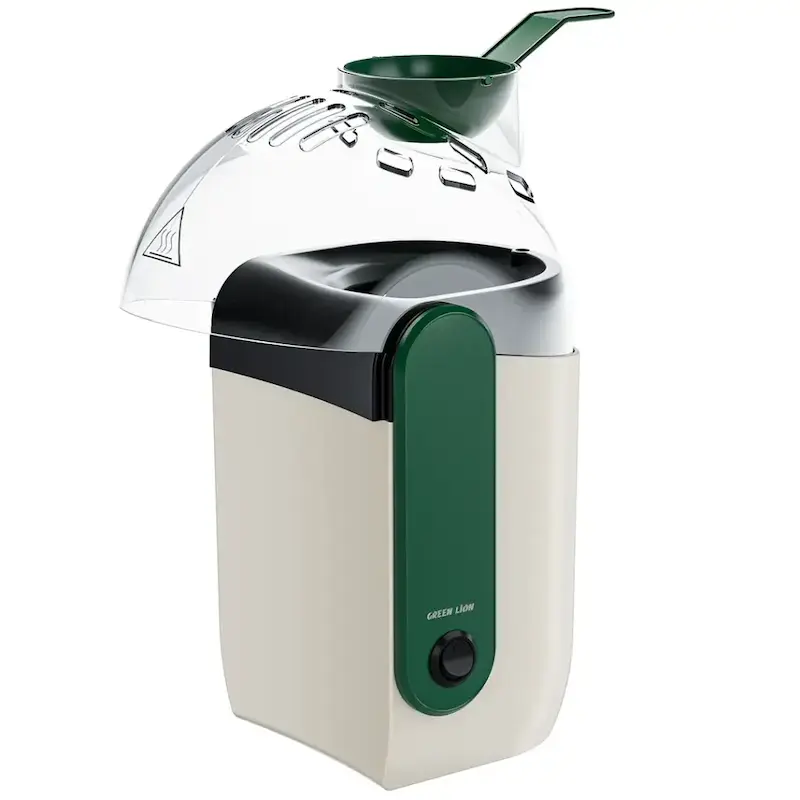 پاپ‌کورن‌ساز بدون روغن گرین لاین مدل Pop Mate GNPOPM12MKWH توان ۱۲۰۰ وات