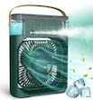 پنکه رومیزی مه‌پاش مدل AIR COOLER FAN با مخزن ۶۰۰ میلی‌لیتری