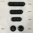 نظم‌دهنده کابل گرین لاین مدل GNCABORG8BK مناسب کابل شارژ و شبکه