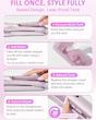 اتو مو بخار حرفه‌ای شیگلم SHEGLAM Hydra Shot Steam Iron Pro با بخار قابل تنظیم و صفحات سرامیکی