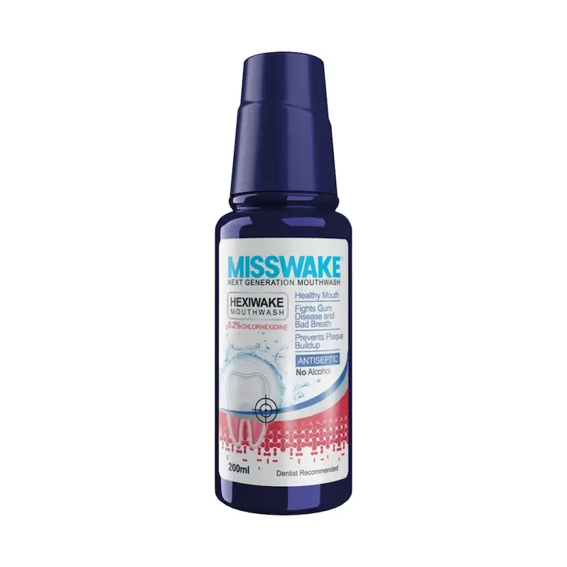 دهانشویه کلروهگزیدین Misswake حجم 400 میلی لیتر (کد: 40005)