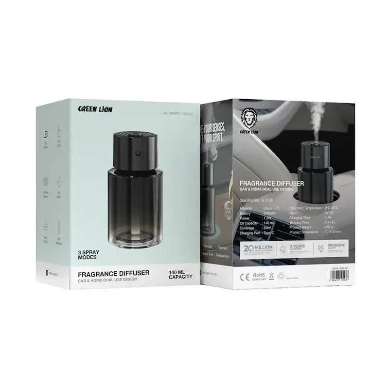 خوشبو كننده ي هوشمند خودرو و محيط Green lion Fragrance Diffuser