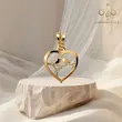 آویز طلا هدیه قلبی