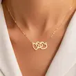 گردنبند سه قلب 