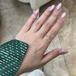 انگشتر طلا زنانه طرح شاخه رز سرخ