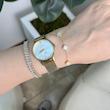 دستبند ونکلیف سه گل سفید 