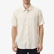 پیراهن آستین کوتاه لینن رنگ کرم