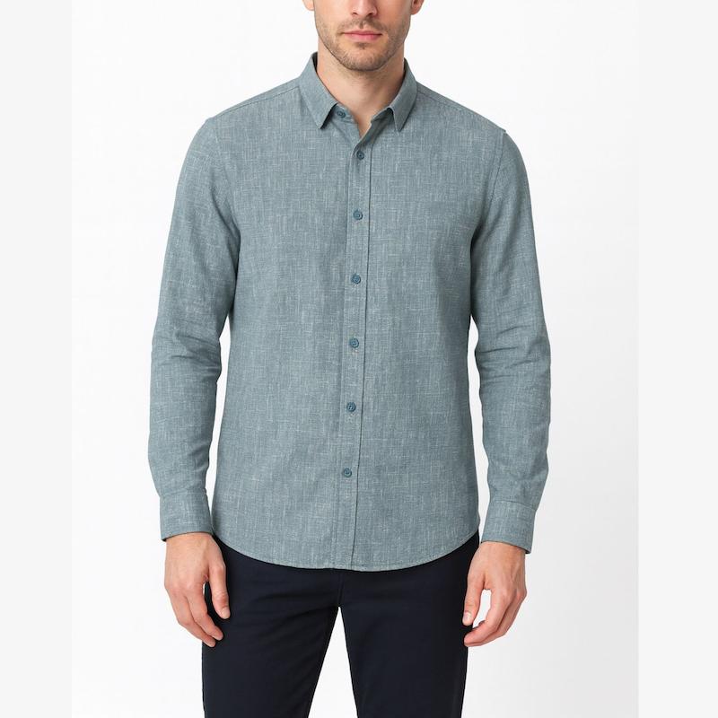 پیراهن اسلپ پنبه رنگ سبز