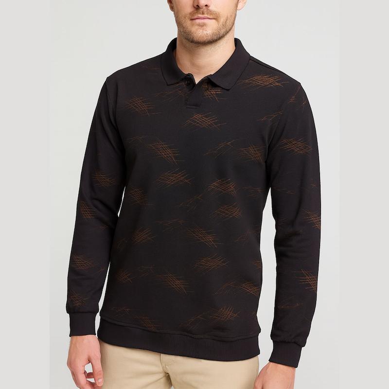 پلیور سلانیک یقه V رنگ مشکی