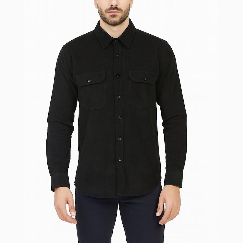 پیراهن مخمل کبریتی رنگ مشکی