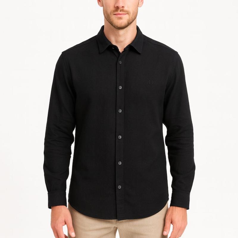 پیراهن لینن رنگ مشکی