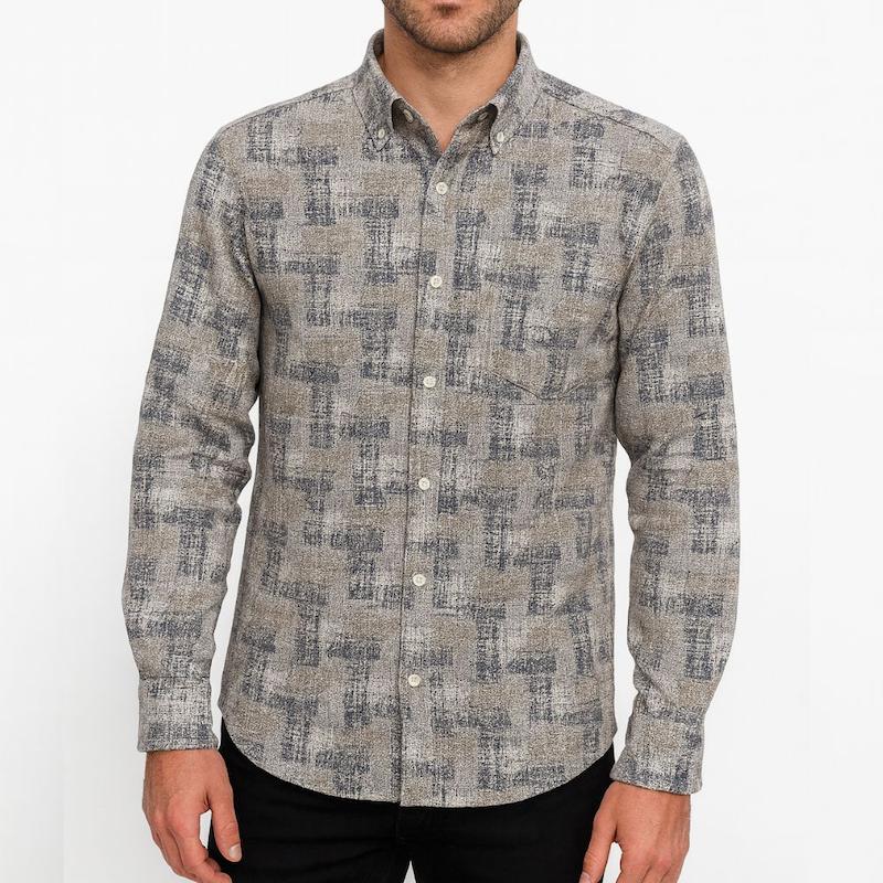 پیراهن کنفی طرحدار