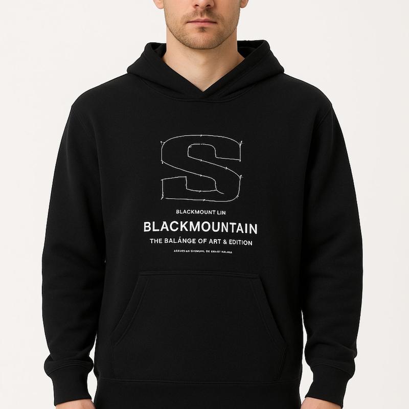 هودی باکسی رنگ مشکی