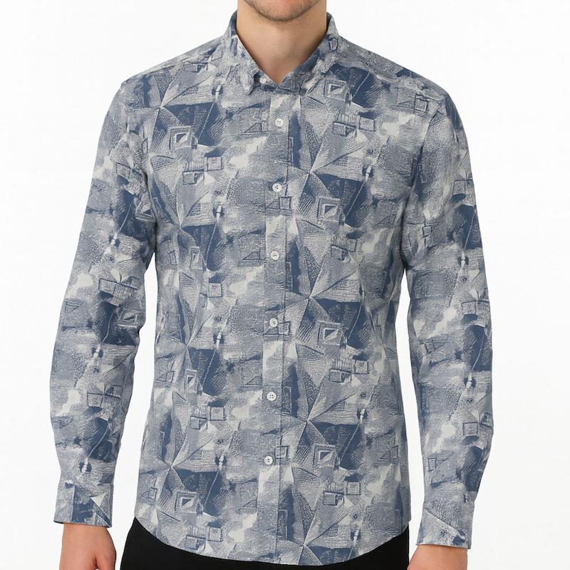 پیراهن کنفی طرحدار