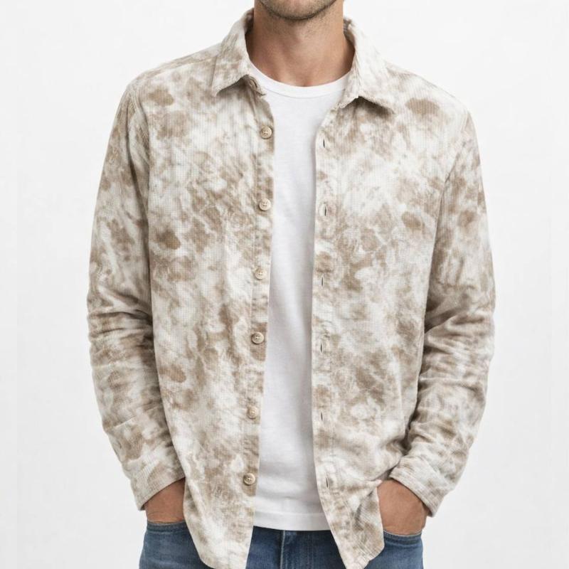 پیراهن مخمل طرحدار رنگ کرم