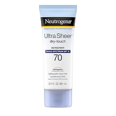 ضدآفتاب بدون رنگ نوتروژینا SPF 70 اورجینال Neutrogena Ultra Sheer