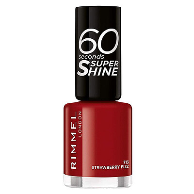 لاک ناخن سوپرشاین 60 ثانیه برند ریمل لاندن اورجینال Rimmel London